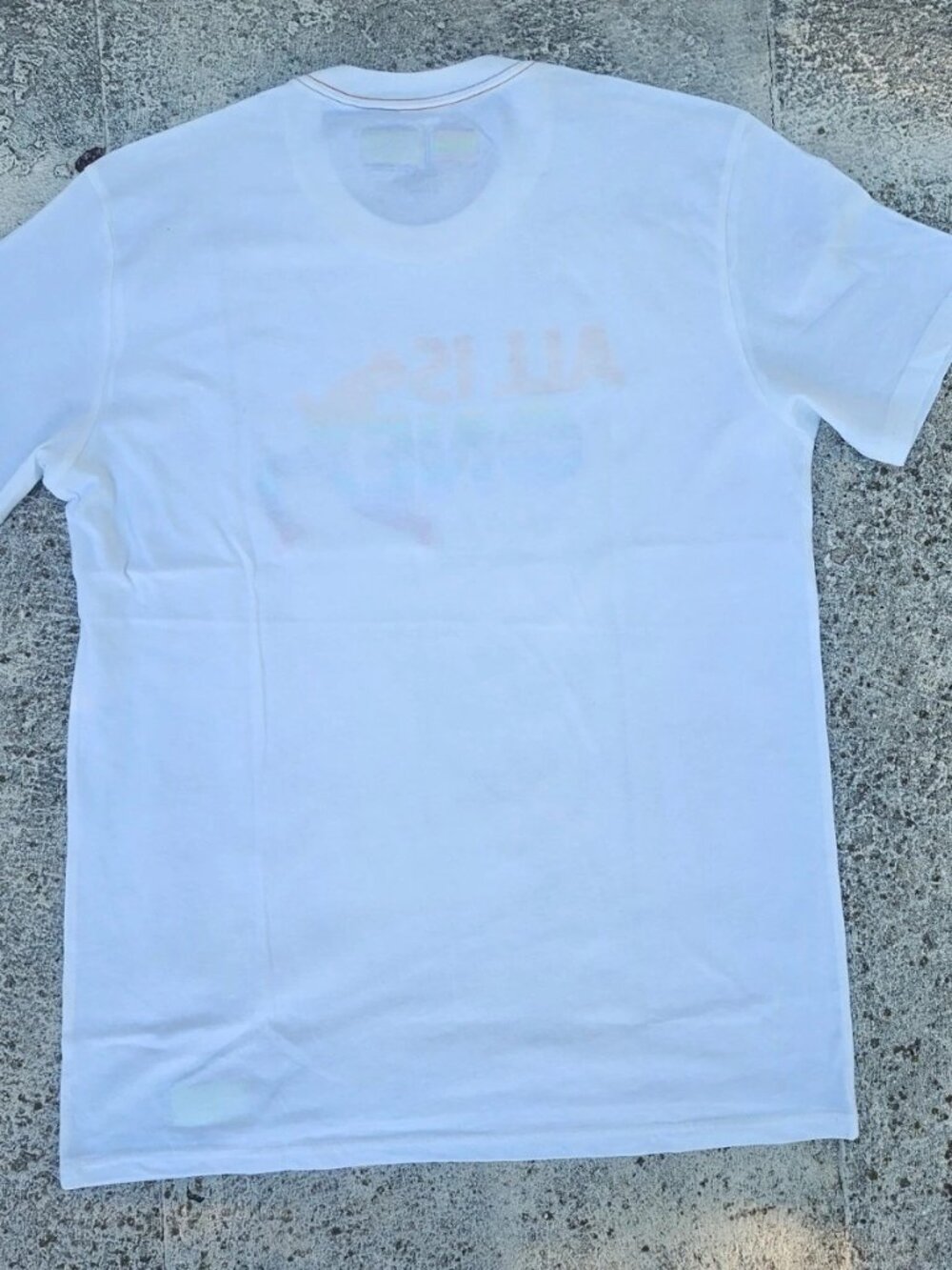 Hard Rock Men Tee Crew Neck Short Sleeve White T Shirt ALL IS ONE Size M New - Picture 4 of 9